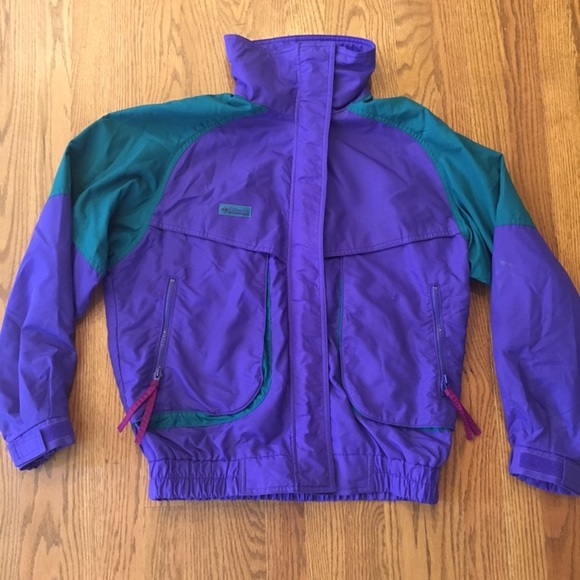 Vintage Columbia Ski Jacket Purple And 
